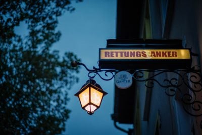 Theke mit Getränken